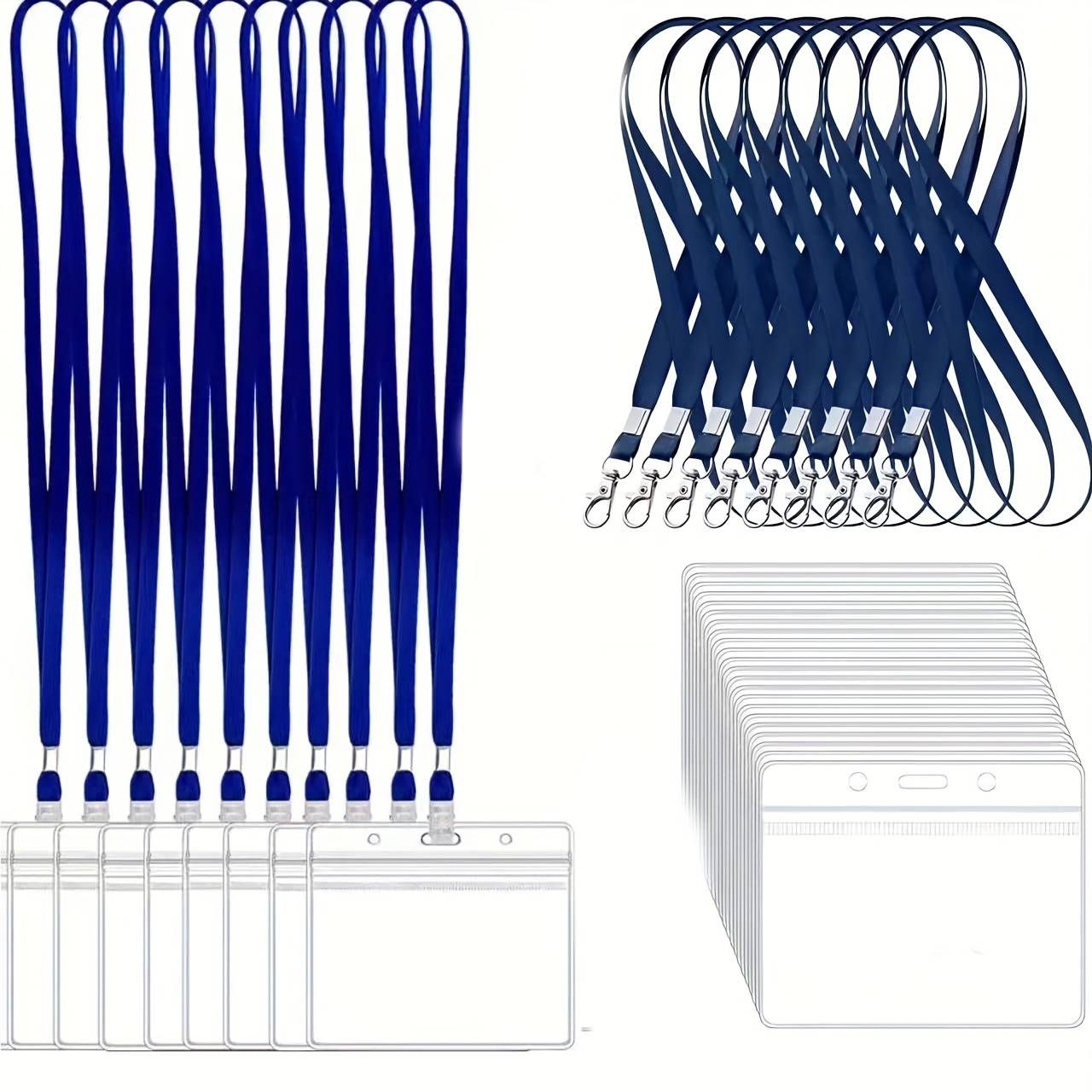 Home Office Login - 10 sets Transparent PVC ID Card