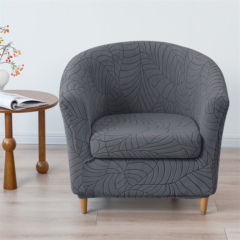 Home Office Gear - Solid Color Club Armchair Cover Stretch
