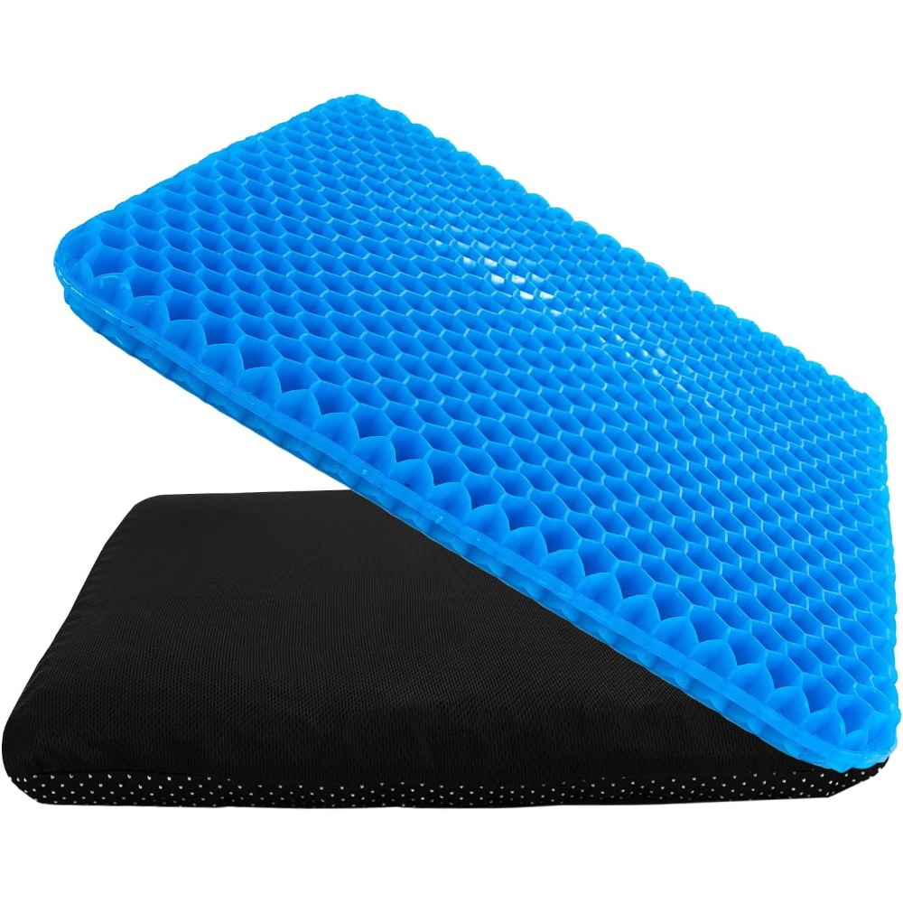 Mesh Back Cushion - Extra Thick Gel Seat Cushion Breathable