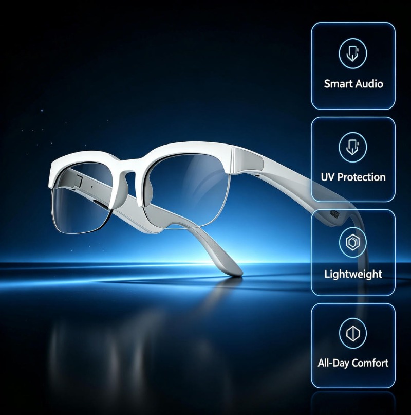 Webcam Hd 1080P - 2026 XG89 Real-Time AI Translator Sunglasses