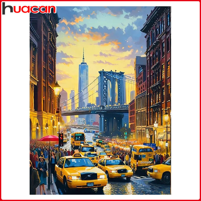 HUACAN Diamond Painting New Yo - огляд і ціна Home Office York