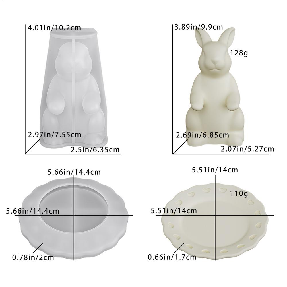 Bunny Tray Mold 3D Cute Silico - огляд і ціна Home Office Gear