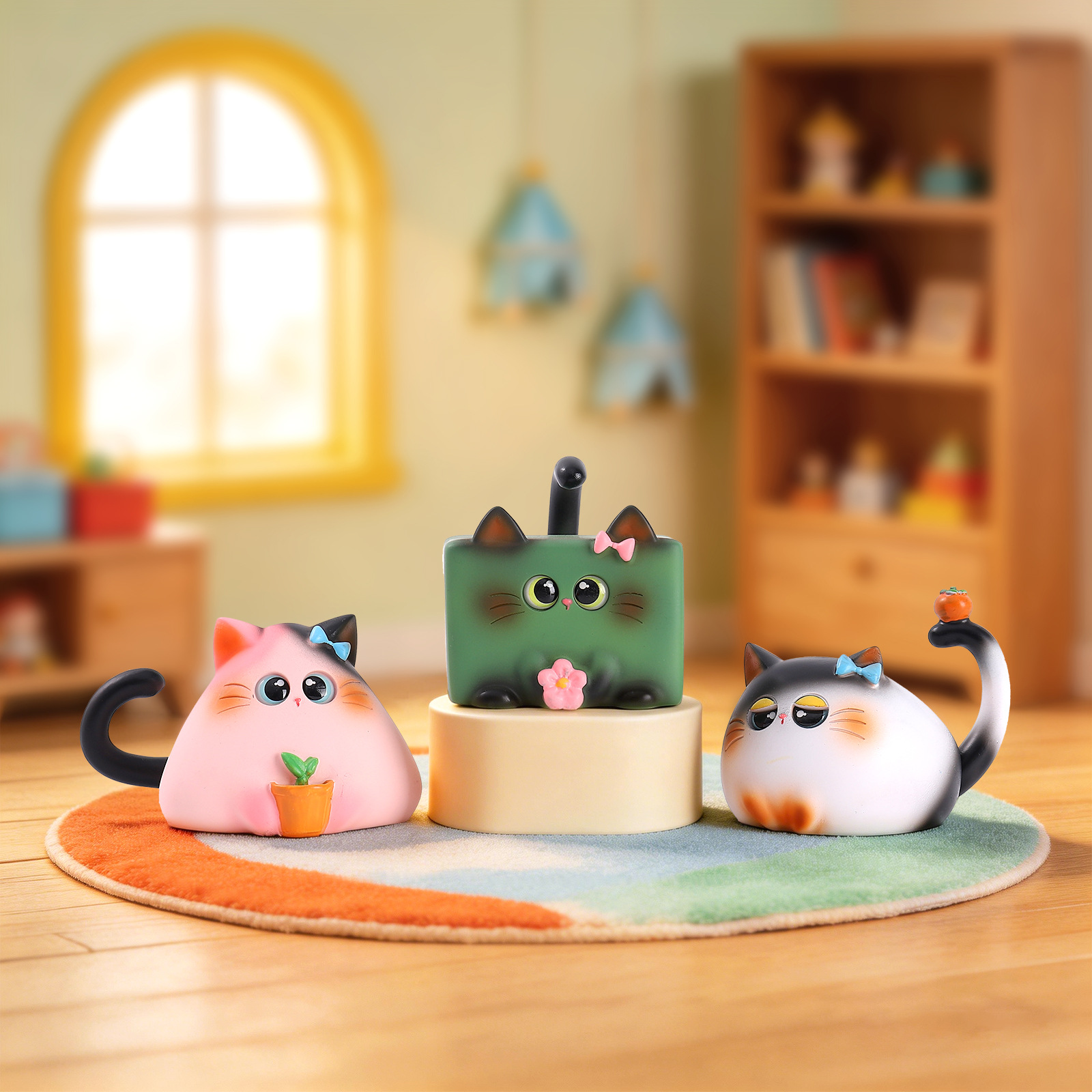 Blind Box Cat Figurine Resin C - огляд і ціна Home Office Login