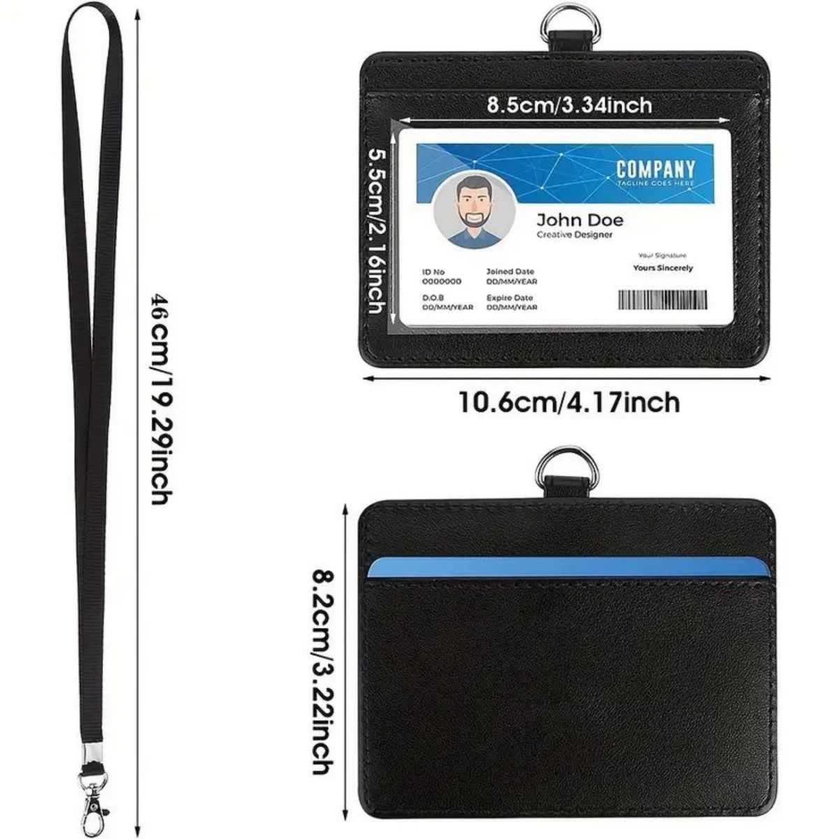 1 pc Horizontal ID badge holde - огляд і ціна Home Office Login
