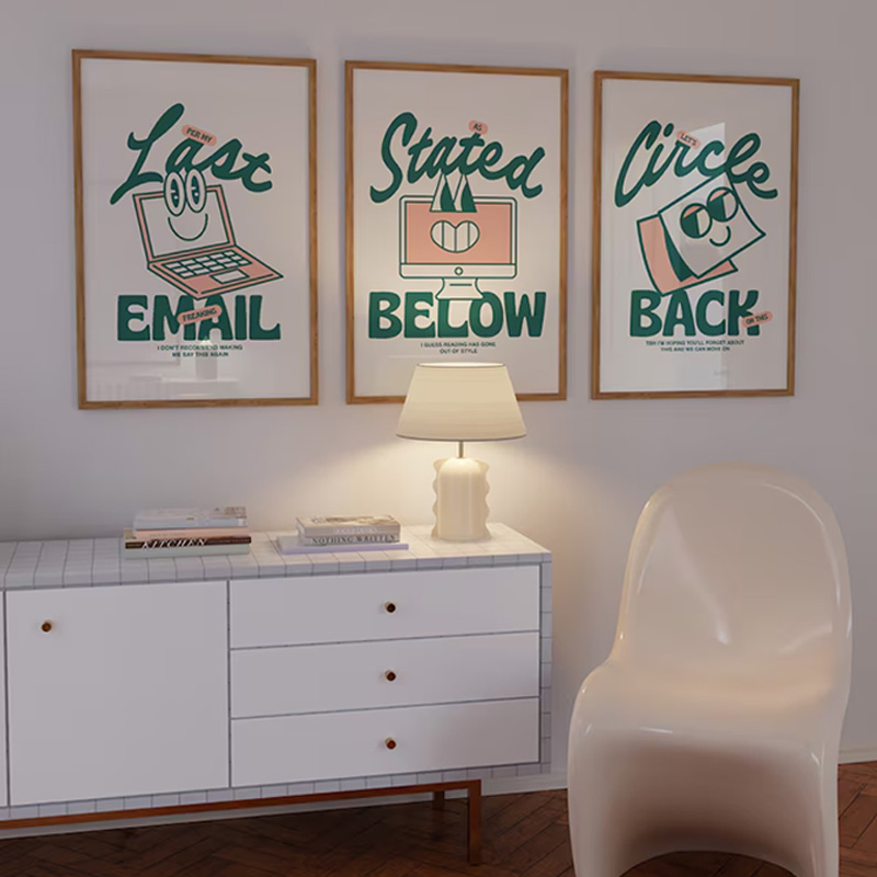 Funny Green Office Art Poster  - огляд і ціна Home Office Email