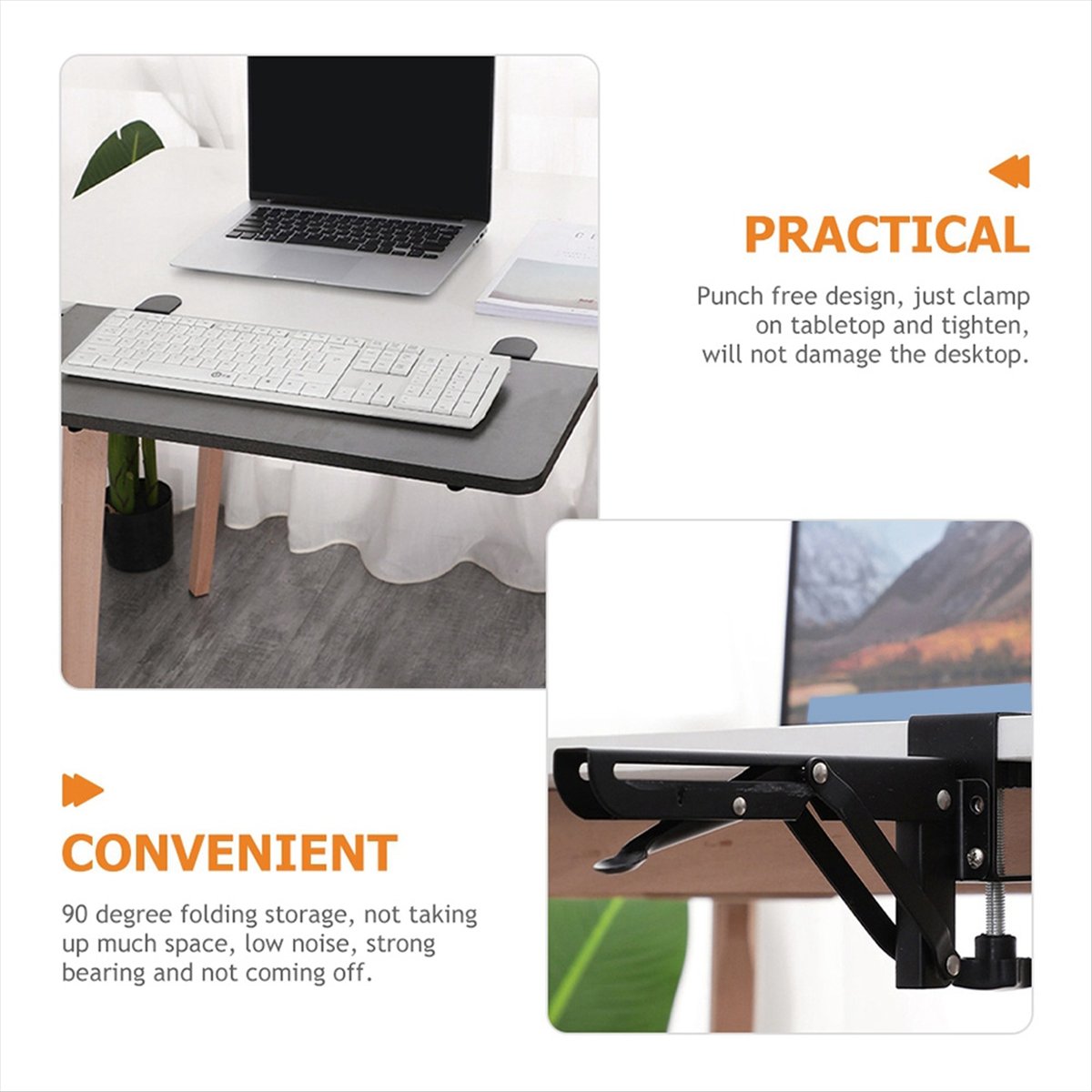 2PCS Foldable Bracket Computer - огляд і ціна Laptop Stand Foldable