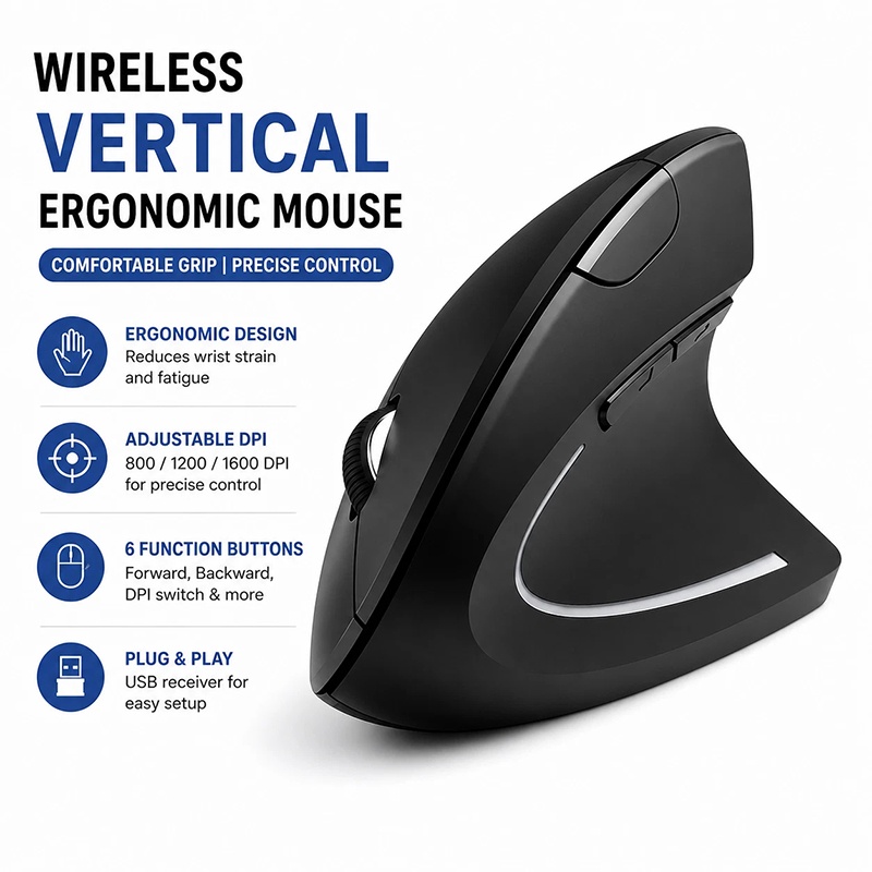 Rechargeable Vertical Gaming M - огляд і ціна Home Office Gear