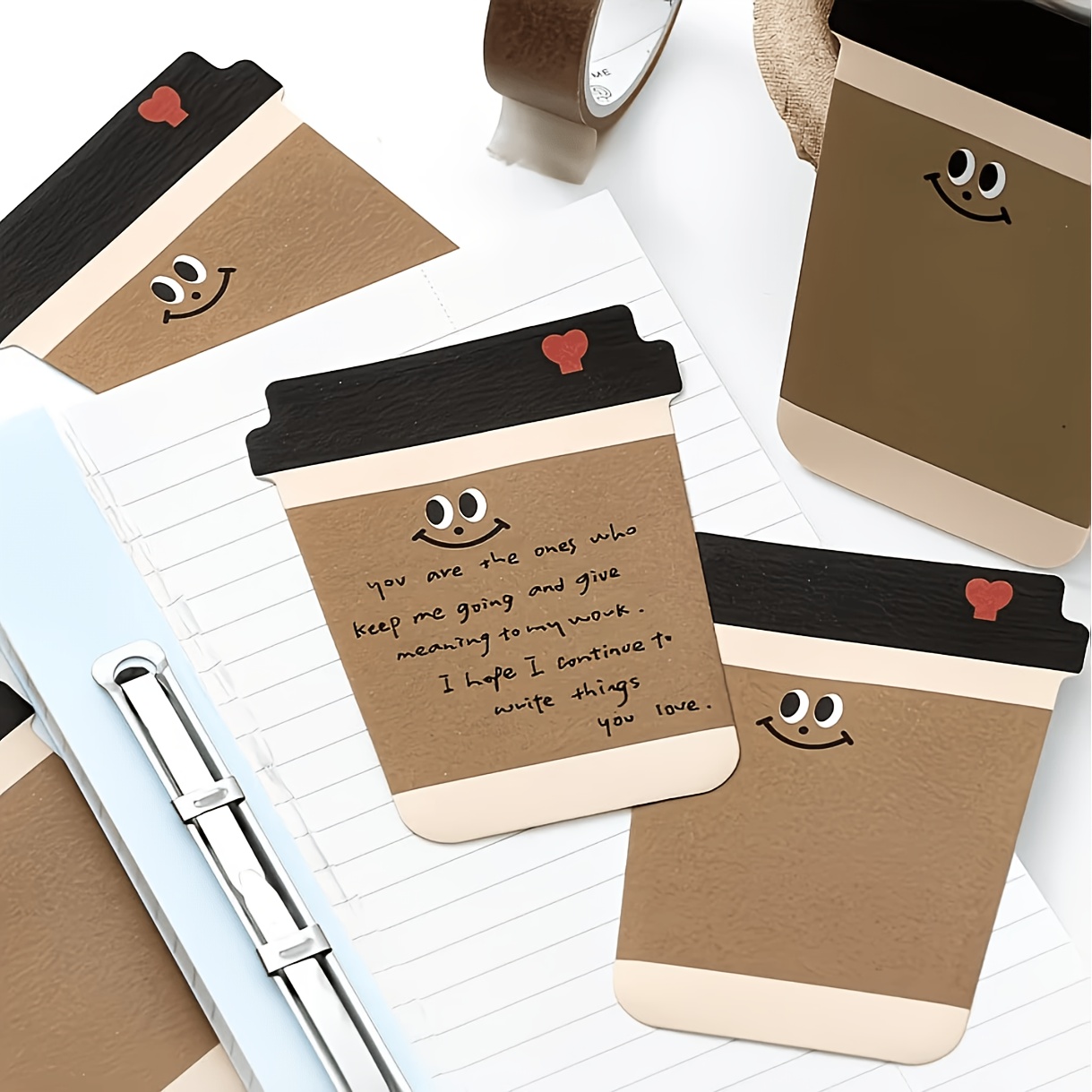 Funny Coffee Pattern Sticky No - огляд і ціна Sticky Note Dispenser