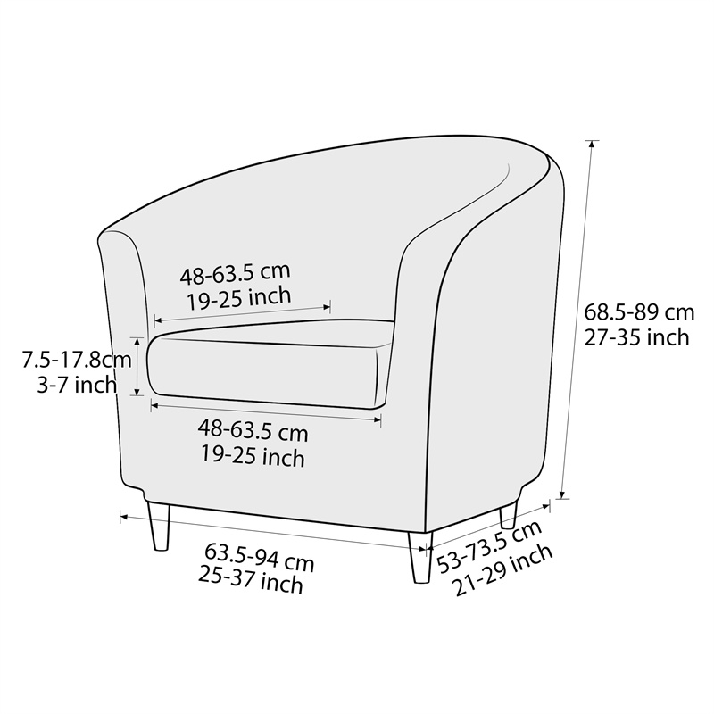Solid Color Club Armchair Cove - огляд і ціна Home Office Gear
