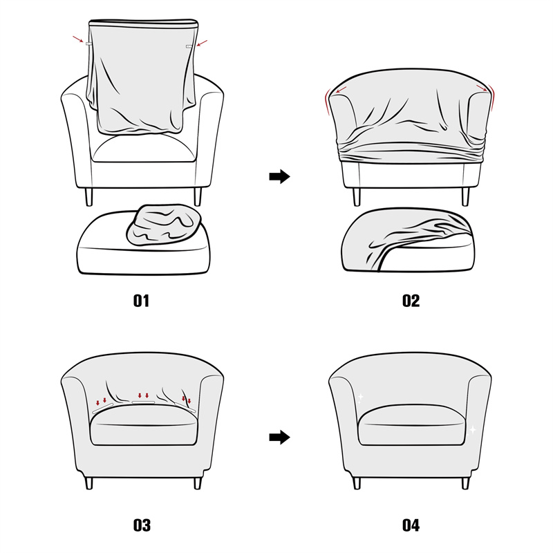 Solid Color Club Armchair Cove - огляд і ціна Home Office Gear