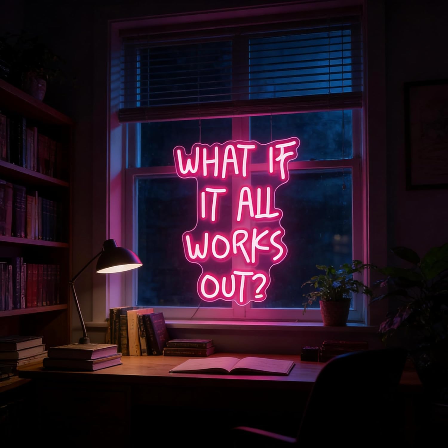 What If It All Works Out? Neon - огляд і ціна Home Office What Is It