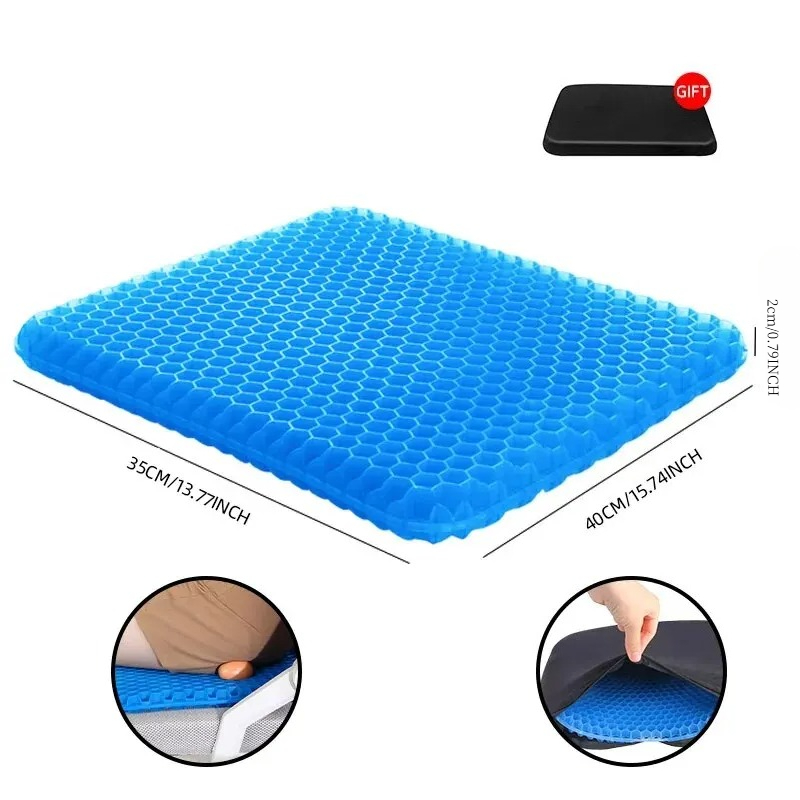 Extra Thick Gel Seat Cushion B - огляд і ціна Mesh Back Cushion