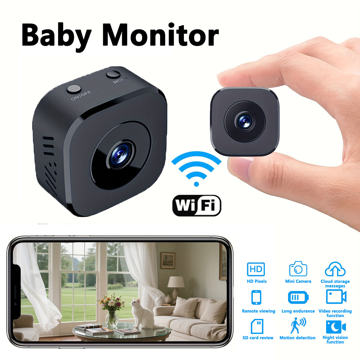 1080P HD Mini WiFi Camera Indo - огляд і ціна Webcam Hd 1080P