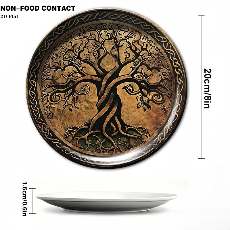 1pc Round Ceramic Wall Plate w - огляд і ціна Home Office Contact