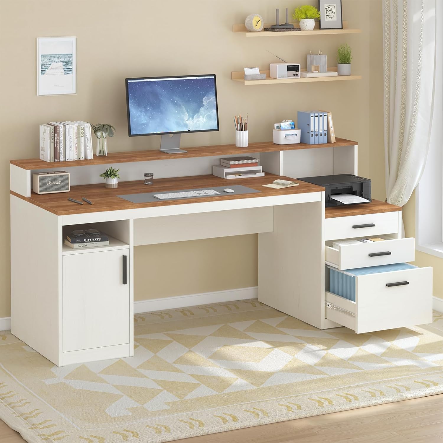 65 Inch Computer Desk with 3 D - огляд і ціна Home Office 365