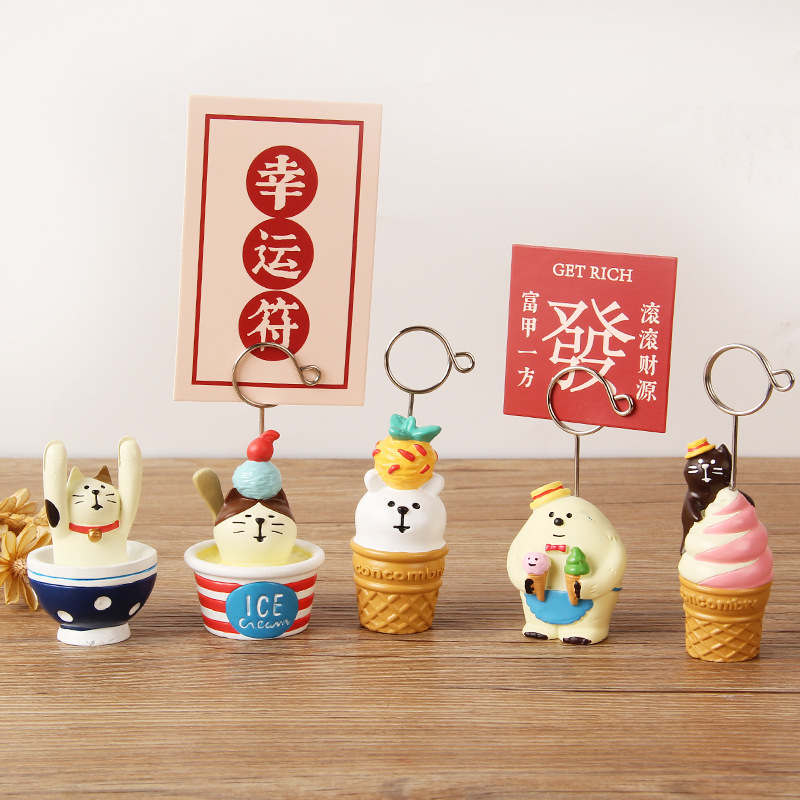 Summer Ice Cream Message Folde - огляд і ціна Sticky Note Dispenser