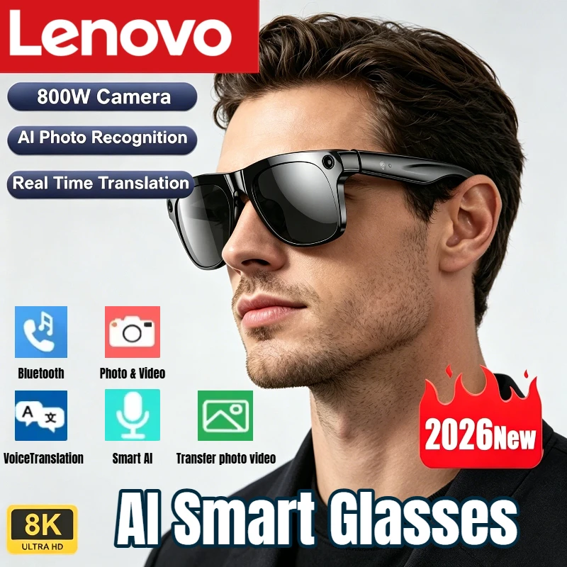 Lenovo AI Smart Glasses 8K HD  - огляд і ціна Webcam Hd 1080P