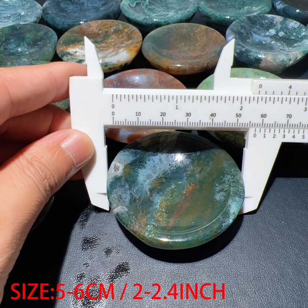 Natural Moss Agate Bowl Suitab - огляд і ціна Home Office Contact