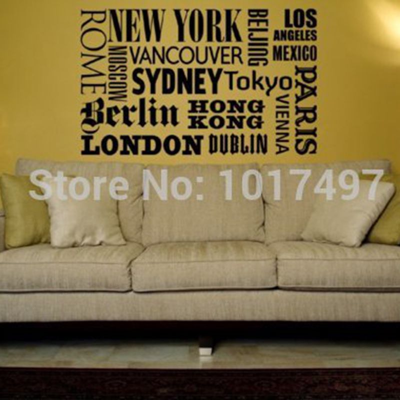 New York London Paris Quote wa - огляд і ціна Home Office York