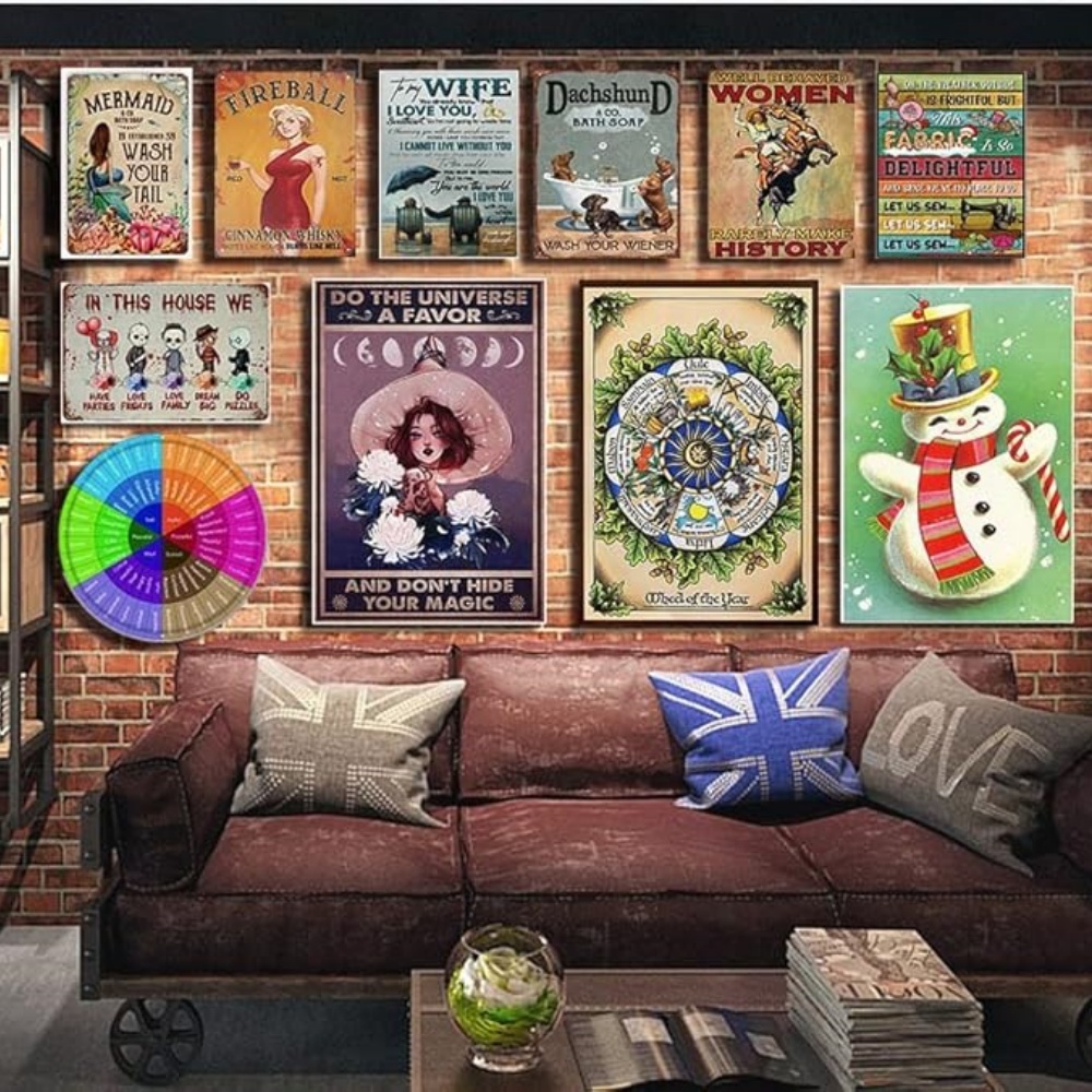 Vintage Metal Sign What If It  - огляд і ціна Home Office What Is It