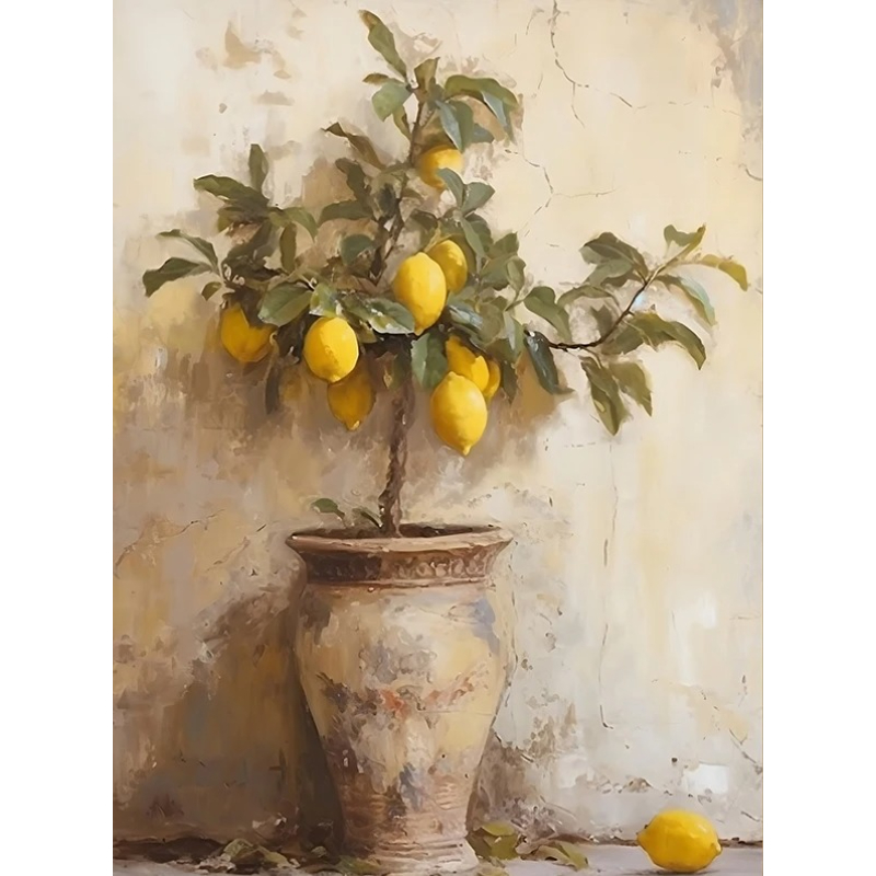 2026 Retro Lemon Garden Canvas - огляд і ціна Home Office Gif
