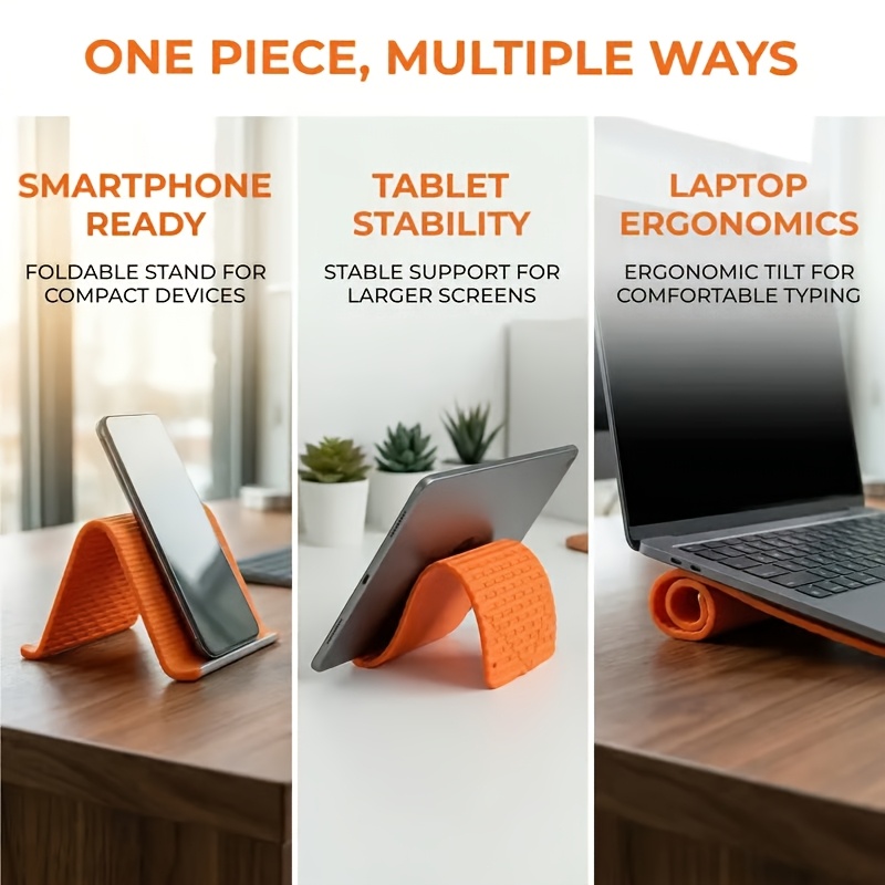 Flexible Folding Phone Holder  - огляд і ціна Laptop Stand Foldable