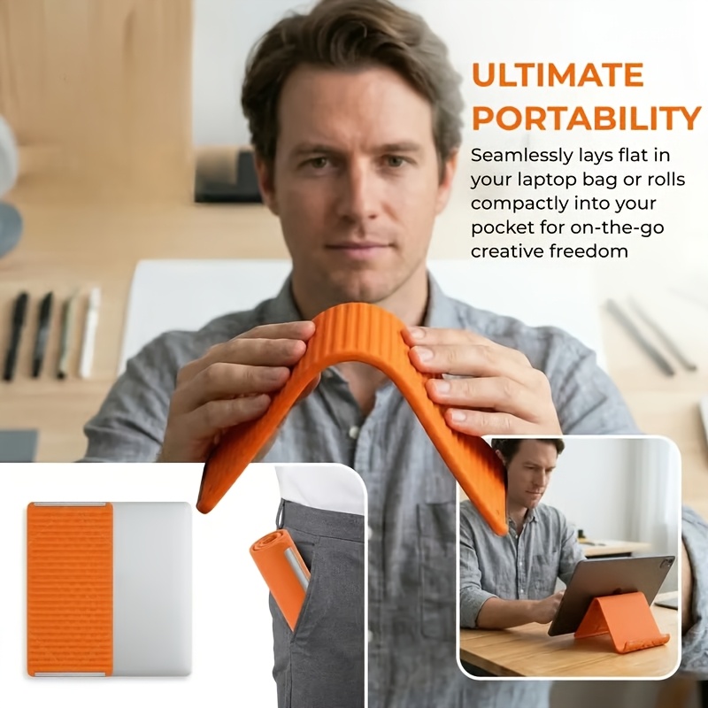 Flexible Folding Phone Holder  - огляд і ціна Laptop Stand Foldable