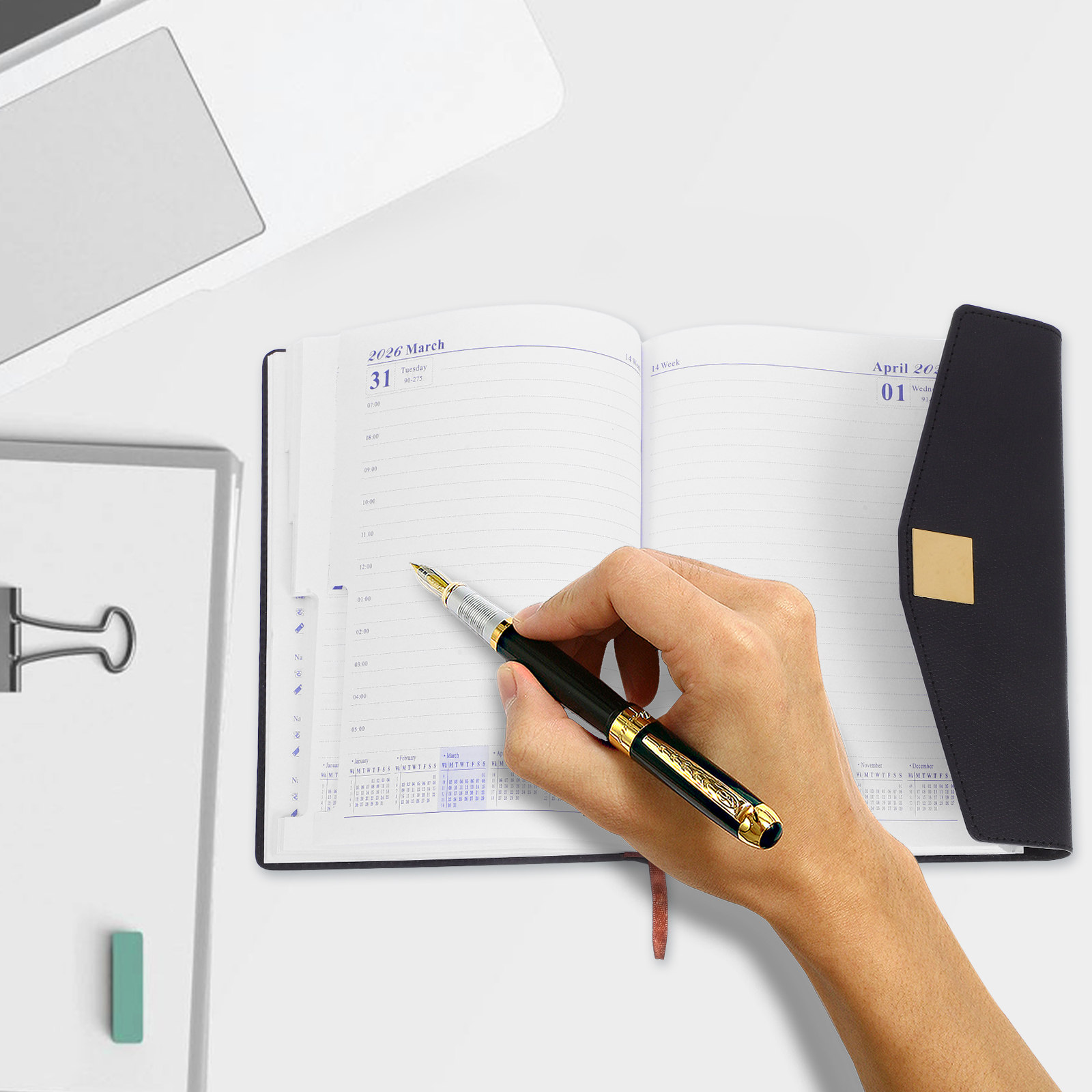 Daily Planner 365 Pages Thick  - огляд і ціна Home Office 365