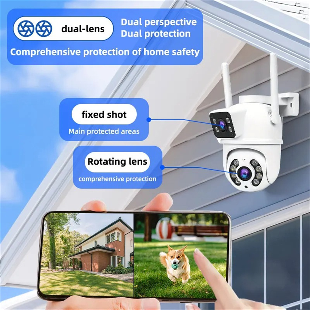 4K 8MP Wifi Camera PTZ Outdoor - огляд і ціна Home Office Email