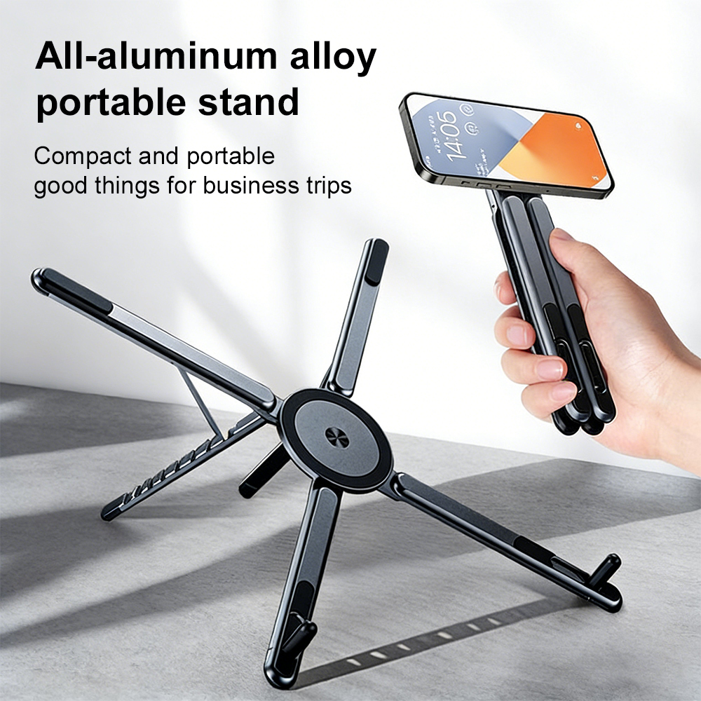 Portable Magnetic Phone Holder - огляд і ціна Laptop Stand Foldable